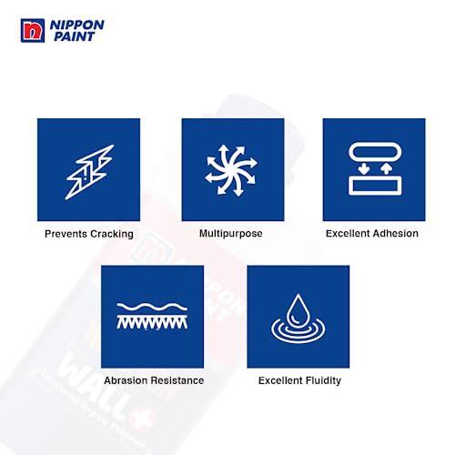 Image of Nippon Paint Walltron Wall+ URP Primer 5L - Professional-Grade Wall Sealer | Smooth Finish, Fast Drying, Easy Application | Ideal for Interior Walls & Ceilings