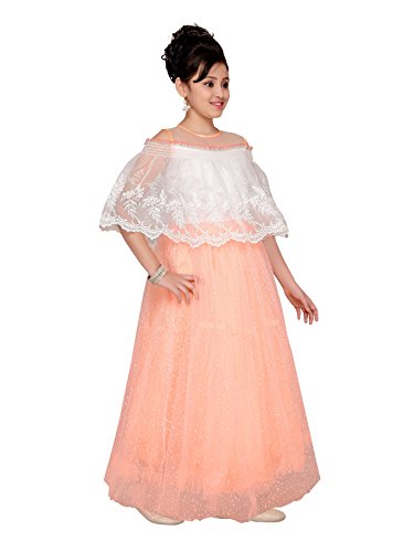 Image of Adiva Girl's Maxi Poncho Gown Dress