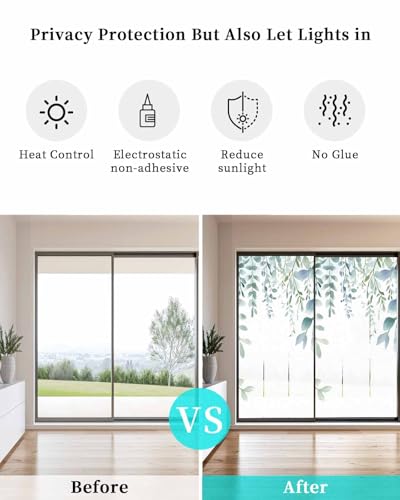 Vinilo Protector de Privacidad para Ventanas 19.6x39.3 Inch miniatura 4