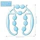 Taozoey Massage Roller, Massageroller, Massagerolle Bein Roller, Beinmassagegerät Cellulite Deep Tissue Massage Arm, Massagerolle Bein, Massagerolle mit Griff Bein, Massagerolle (Blau9)