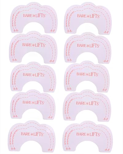 10 PCS Boob Tape,Breast Lift Tape for Large Breasts,Invisible Boobtape for A-D Cup