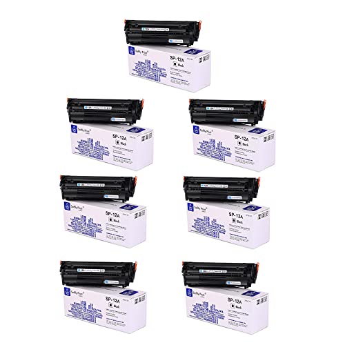 Image of 12A Toner Cartridge for HP 12A Q2612A High Yield Compatible for HP LaserJet M1005 MFP,1020,1010 /1012 /1018 /1022 /1022n /1022NW /3015 /3020 /3030 /3050 /3050z /3052 /3055 /M1319 /M1319F MFP (7 PCS)