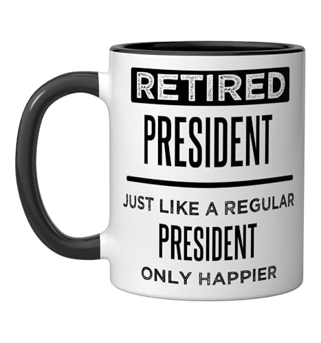 Taza de cerámica con diseño humor Retiro 11 oz miniatura 1