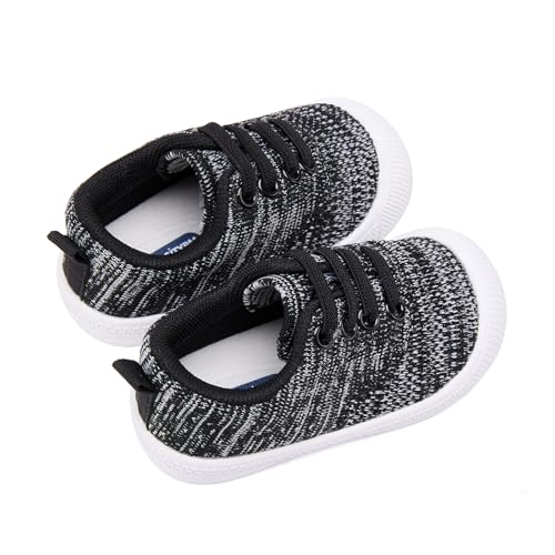 Image of BMCiTYBM Baby Toddler Walking Shoes Infant Boy Girl First Walker Sneakers | Tennis Barefoot Shoes Breathable Lightweight Non-Slip Comfortable Stylih Casual Outdoor Indoor
