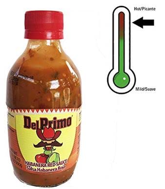 Del Primo Salsa Habanero Roja y Verde Pack 2 Botellas 10.5 oz c/u miniatura 2