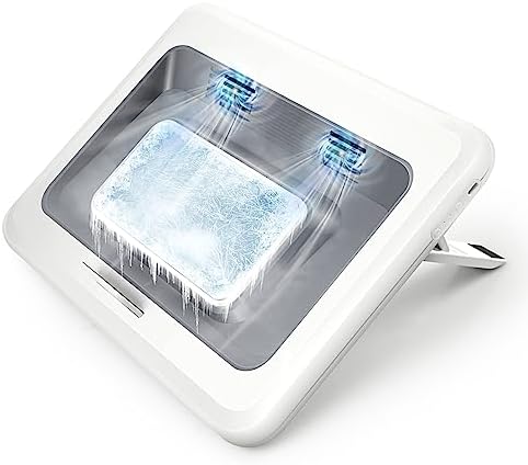 Buy Navazip Laptop Cooling Pad With Thermoelectric Cooler And 4 Fans Upgraded Laptop Cooler Rgb 14 18 Inches Laptop Stand Multi Gear Adjustment Independent Control Black