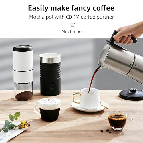 CDKM Stainless Steel 3-6 Cup Moka
