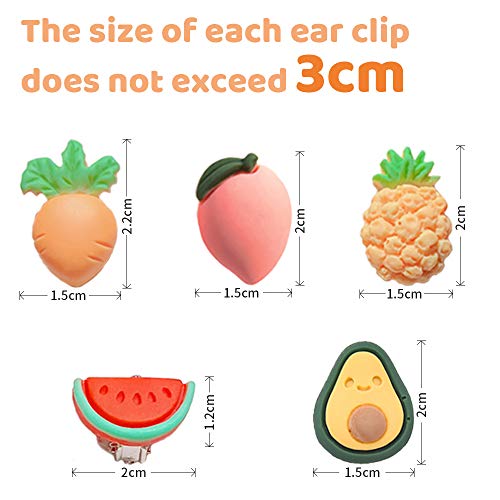 20 Paia Orecchini Bambina Senza Buco, ZoneYan