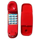 Toy Phone for Kids - Realistic Lightweight Plastic with Numeric Keys, Pretend Play Learning for Ages 3+