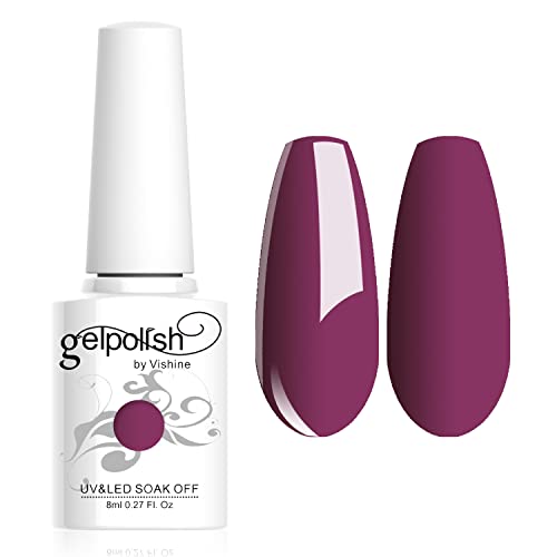 Vishine C05   Esmalte de uñas de gel semipermanente, 8 ml, UVA, LED, 239 colores, para manicura artística