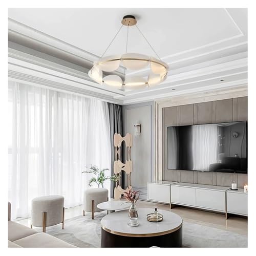 Lustre grand format éclairage blanc chaud sans éblouir - 5