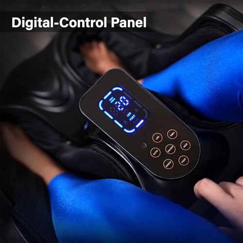 Image of ARG HEALTH CARE Foot, Calf & Leg Massager Kneading or Rolling Massage with Vibration & Heat Therapy For Pain Relief & Relaxation Improved Blood Circulation Automatic Massager (Black) (1 Year On-Site Warranty)