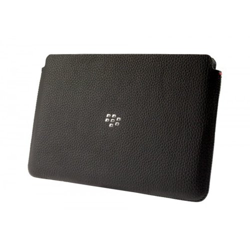BlackBerry PlayBook Leather Sleeve - fundas para tablets (Negro, Cuero, BlackBerry PlayBook)