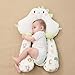 Tuyedoqe Adjustable Toddler Pillow, Portable Baby Travel Pillow, Baby Head Pillow, Soft and Breathable Ergonomic Design Neck Pillow (Light Green)