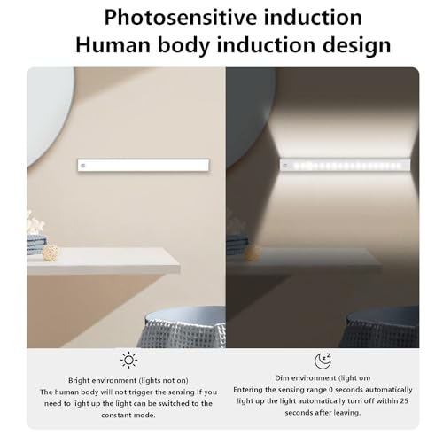 Luz con sensor de movimiento interior con control de brillo y diseño compacto de pared 4