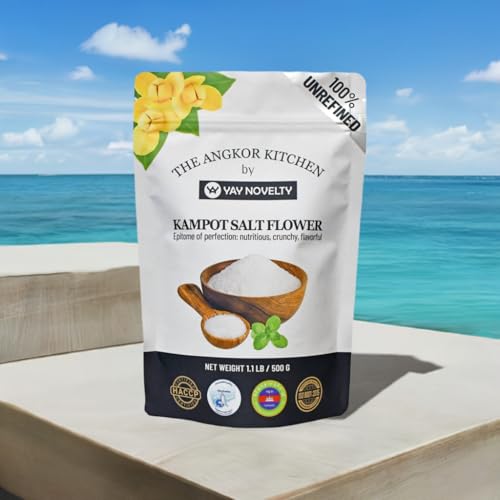 Kampot Sea Salt Flower 1.1 lb / 500g miniatura 6