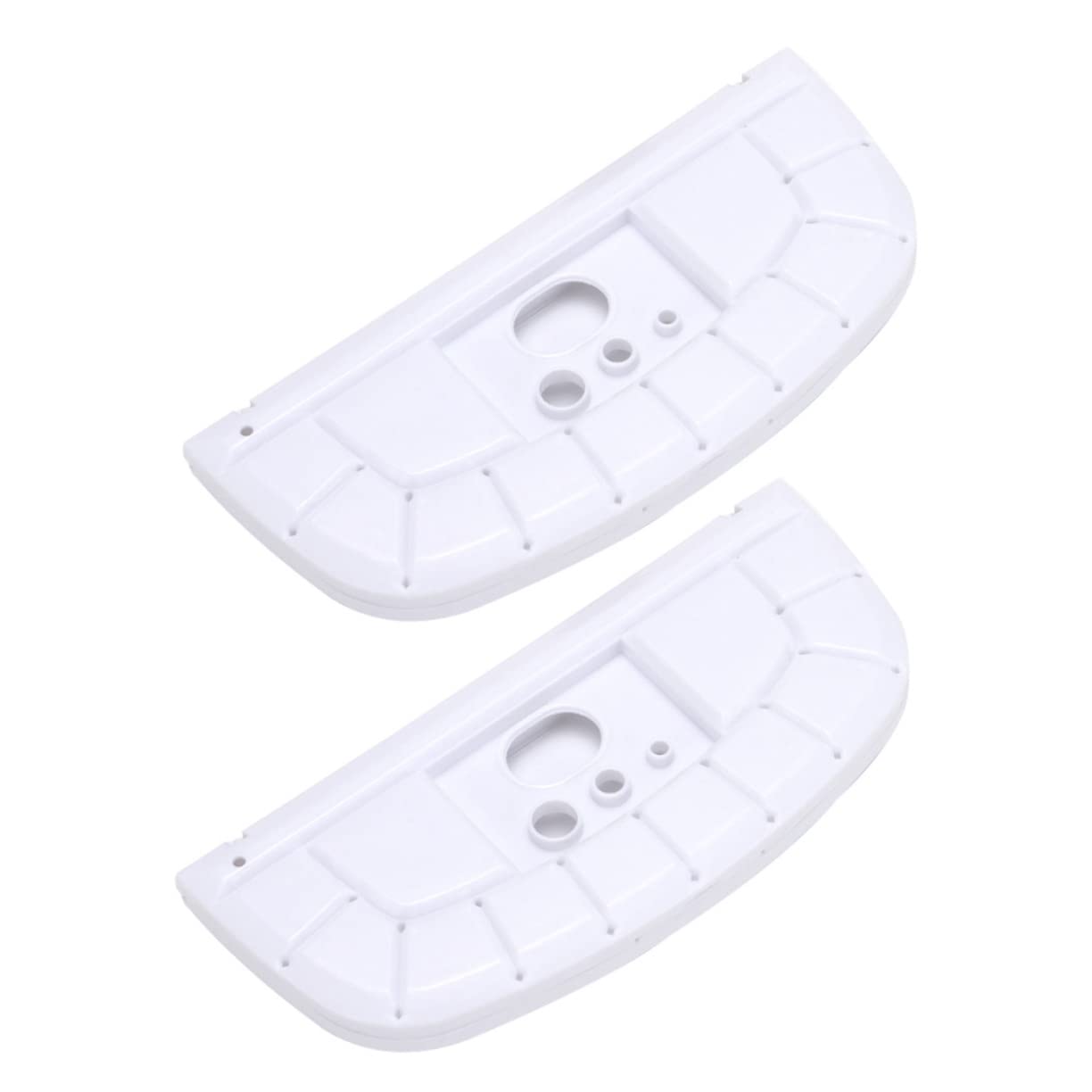 DOITOOL 2pcs Handhold Paint Tray Tool Durable PP Mixing Palette for Artists Students and Arts Crafts Projects Easy to Clean Reusable Paint Mixing Board