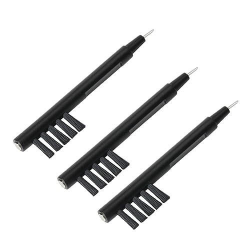 IWOWHERO 5 Pcs Cleaning Brush Ear Wax Removal Hearing Amplifier Cleaner Made of Soft Material Easy to Use