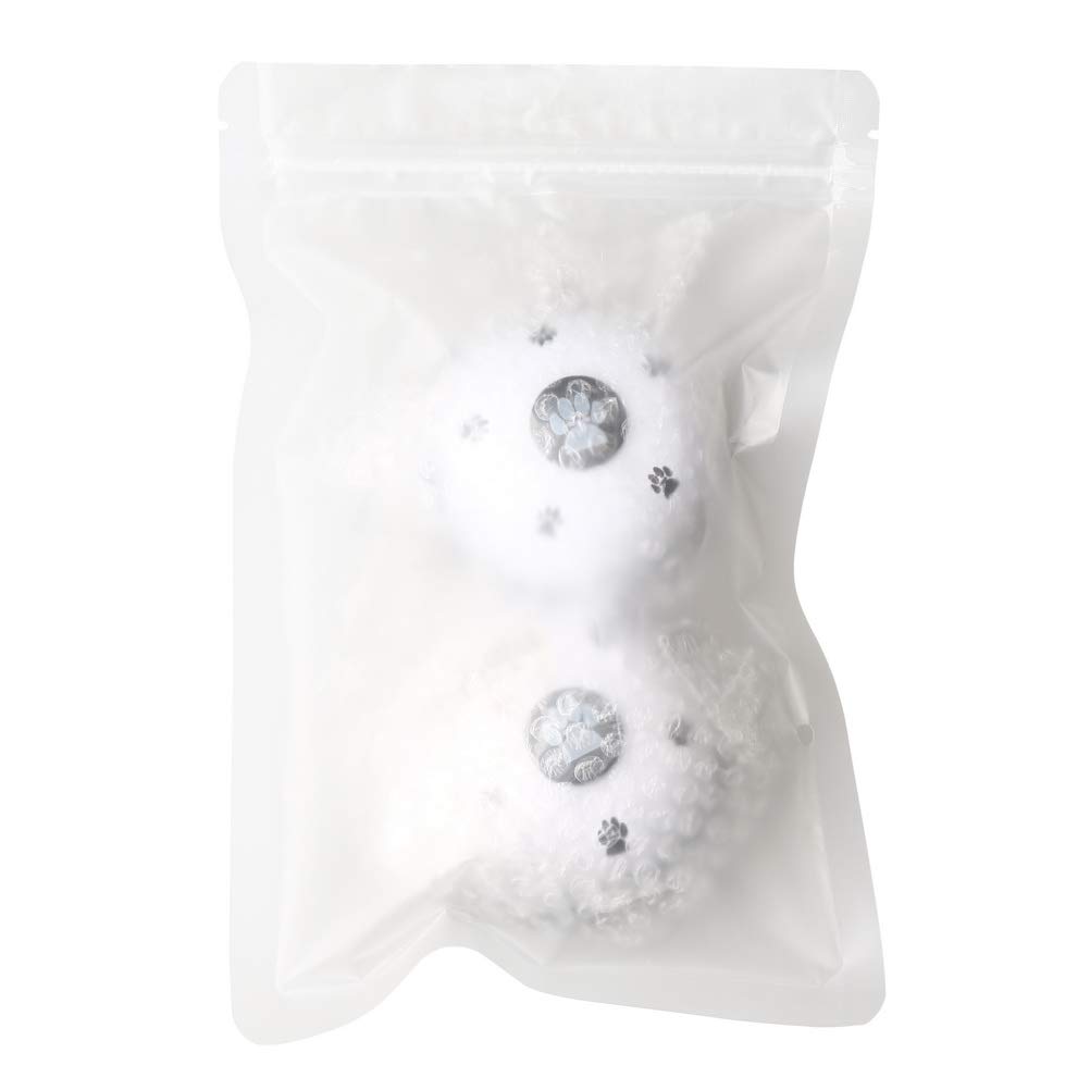 nuoshen Haokey 2 Campane da Allenamento per Animali Domestici, Campanelle per Cani e Gatti, Dispositivo di Comunicazione con Grande Pulsante (Bianco)