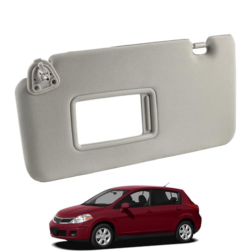 YzusGomumu 96401EL31A Driver Side Sun Visor with Makeup Mirror Compatible with 2007-2012 Nissan...