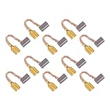 10Pcs 4x4.5x8mm Carbon Brushes For Car Power Window Regulator Motor, Replacement Electrical Motor Brushes For Automotive Window Lift Mechanism, 10-Pack