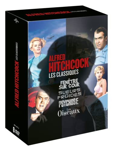 Alfred Hitchcock, Les Classiques : Fenêtre sur Cour + Sueurs Froides + Psychose + Les Oiseaux