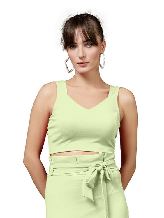 Image of OOMPH! Stretchable Sleeveless Crop Top
