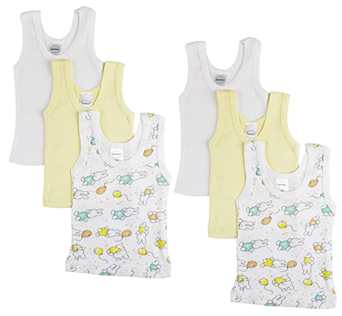 Gi District Baby Sleeveless Tank Tops 100% Cotton Shirts, Short Sleeve Tees 0-24 Months Boys, Girls, Unisex (Medium, Bunny), 12-18 Months #TOP27