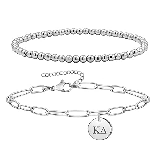 Kappa Delta Bracelet Sorority Beaded and Paper Clip Bracelets2