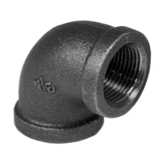Codo negro de 90° de 5.1 cm Legend Valve 350-008 para conexiones