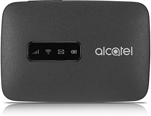  UNLOCKED Alcatel MW40 4G Mobile Wi-Fi Hotspot 150mbps (Black) Will work with any Sim Card Worldwide (Renewed)
