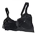 BIMEI See-Through Pocket Bra for Silicone Breastforms Crossdress8585 (40C, Black)