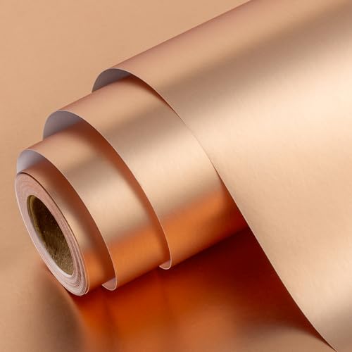 キラキラ ピンクギフト包装紙, ホログラフィック, クリスマス ラッピングペーパー, パーティー デコレーション, 光沢仕上げ，大判かわいい絵柄，子供包装紙，厚手包装，折り畳みギフト包装，誕生日クリスマスお祝い，包装用品 ﻿ (ローズゴールド)