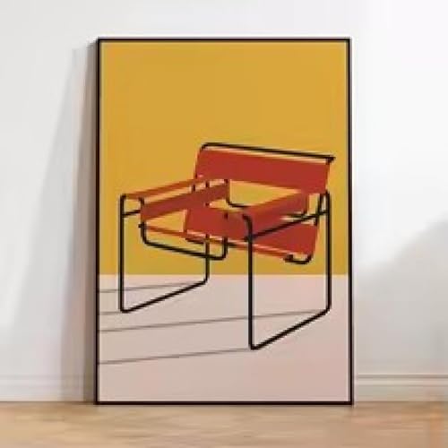 Tableau de plage abstrait affiche moderne coucher de soleil salon 50x70