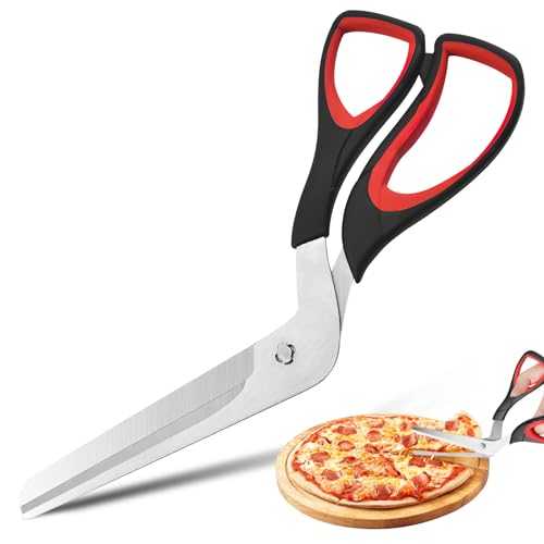 Ciseaux à Pizza, Ensemble Ciseaux à Pizza Multifonctionnels en Acier Inoxydable de Qualité...