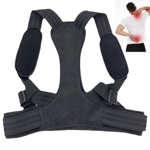 Corrector de postura posterior de agitación, férula de postura para mujeres,Corrector de postura de espalda inferior - Soporte de cuello de del hombro lanzador para hombres y fem