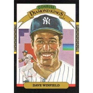 Dave Winfield 1987 Donruss Diamond Kings Baseball Card 20