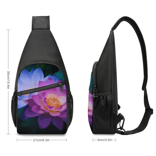 Mochila bandolera estilo casual para viaje y senderismo miniatura 2