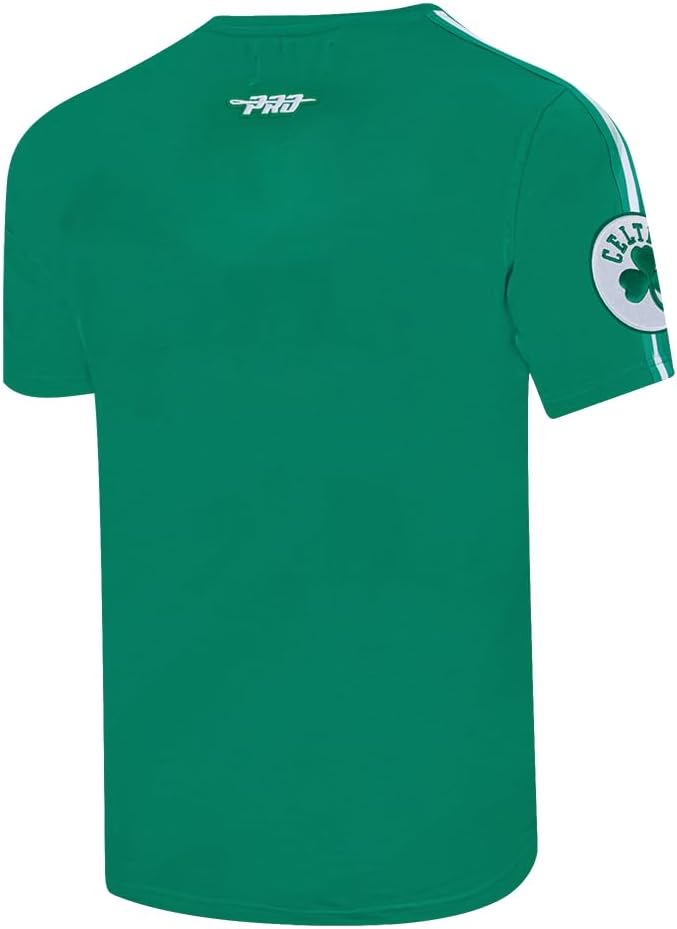 Pro Standard NBA Mens Mens NBA Boston Celtics Classic Player Cotton Taping Tee - Image 4