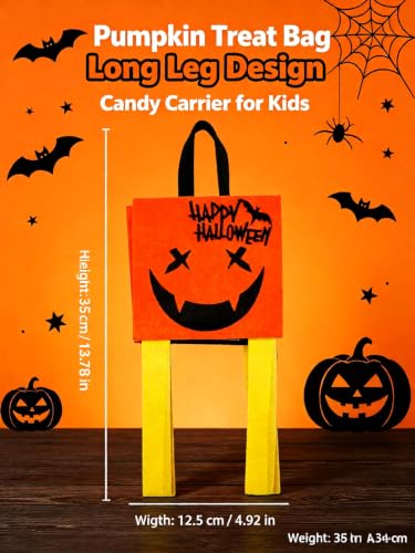 ChayWillow 6 Pcs Halloween Felt Treat Bags for Kids - image 5