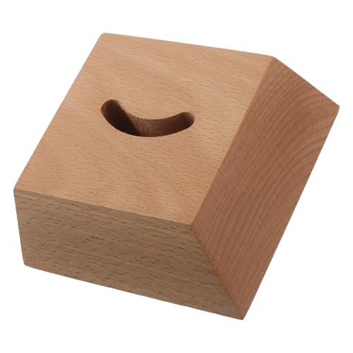 Support en bois pour chausse-pied en hêtre massif pour entrée chic