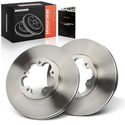 Image of Frankberg Brake Disc Set incl. 2x Discs Front Vented Ø280mm Compatible with Transit FA FB FC FD FF FM FN FS FZ Replace# 6C111125BB, 1371394