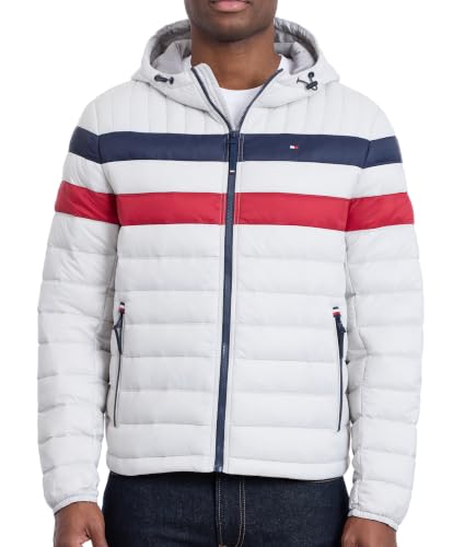 Image of Tommy Hilfiger Men's Water Resistant Ultra Loft Filled Hooded Puffer Jacket