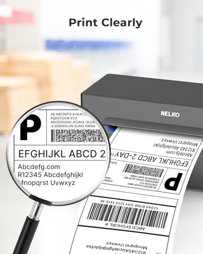 nelko genuine 4x6 direct thermal shipping label 500 labels1 stacks 4x6 thermal labels for nelko pl70e shipping label printer perforated and strong adhesive commercial grade