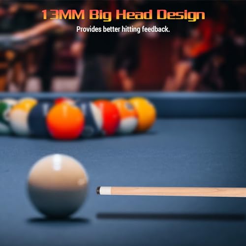 Taco de Pool para Adultos 1.50 m con Empuñadura de Cuero PU miniatura 4