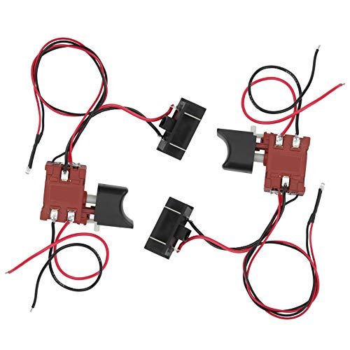 Scie alternative 2 pièces interrupteur de commande de vitesse avec lumière 12V-21V montage universel pour scie sabre électrique au Lithium Cover