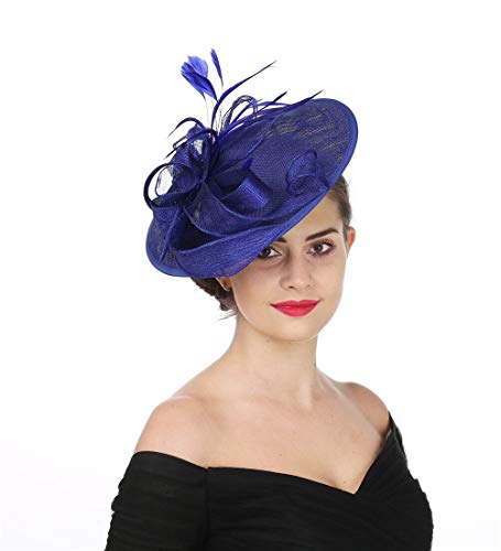 Sinamay Flower Mesh Hat