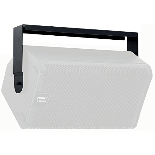 QSC E110YM-BK - Soporte de Yugo de Acero con Recubrimiento en Polvo para Altavoz E110, Color Negro