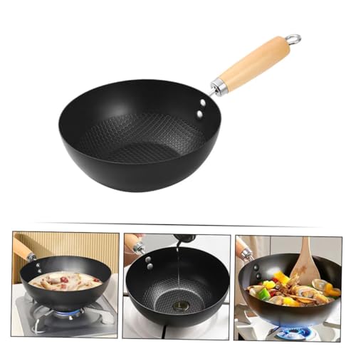 Sartén Wok de Hierro con Superficie Antiadherente para Cocina miniatura 7