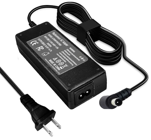 19.5V Adapter Power Cord for Sony Bravia LCD TV KDL-48R510C KDL-40R510C KDL-48W650D KDL40W600B KDL32W600D KDL-40W650D KDL-48W600B, KDL-48R KDL-55W KDL-32W KDL32R KDL-40W KDL-40R KDL-42W KDL-48W
